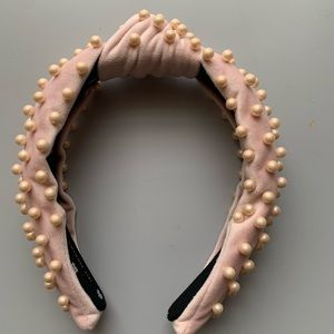 Lele Sadoughi Blush Pearl Headband